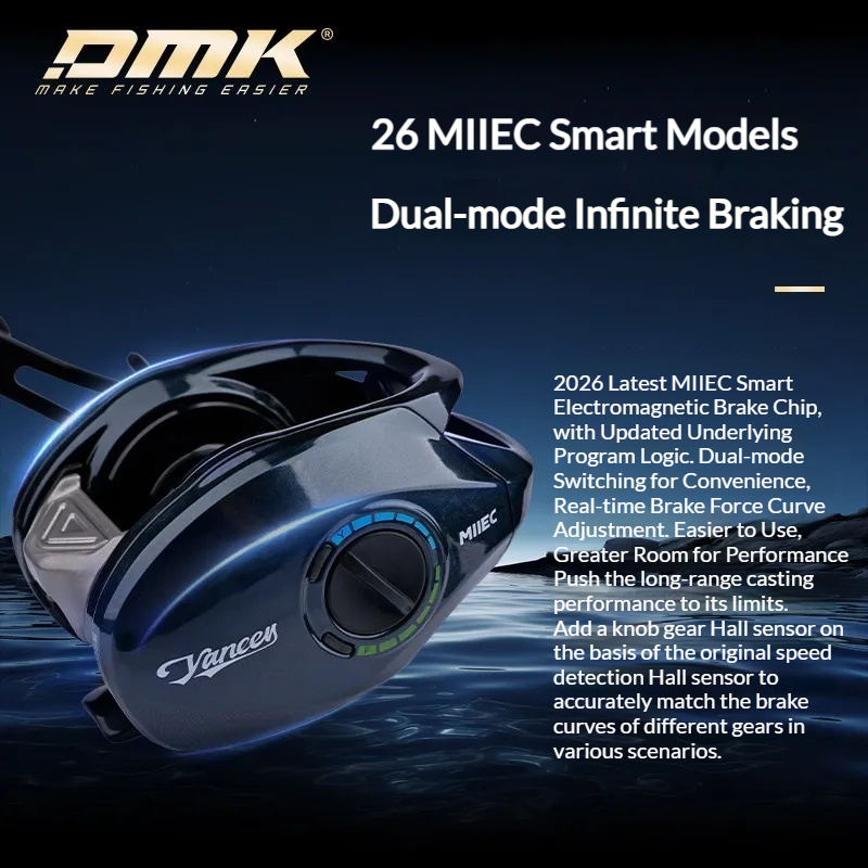 Moulinet de pêche Dmk Miiec Sm - Trolling Reel avis et prix
