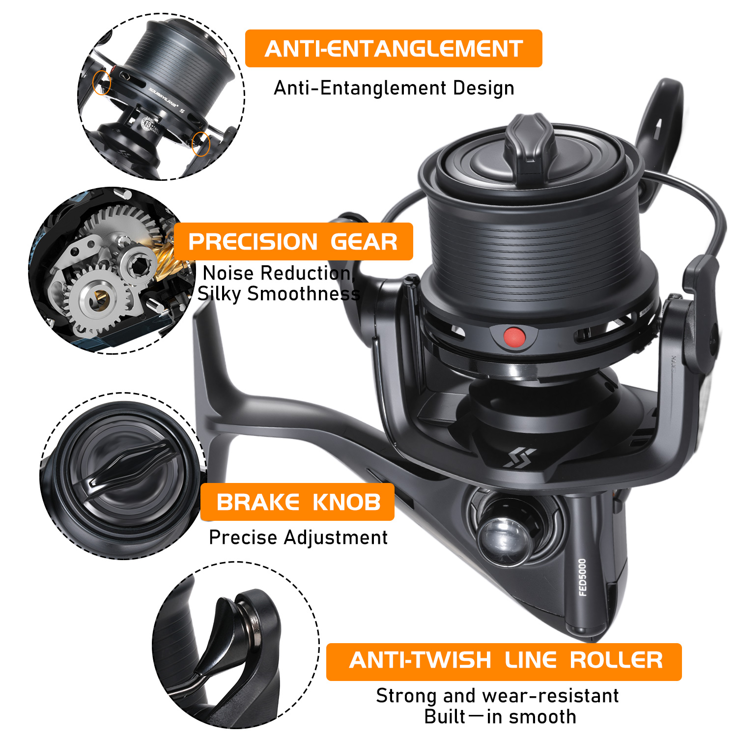 Moulinet Feeder Professionnel  - Trolling Reel avis et prix